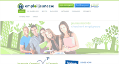 Desktop Screenshot of emploi-jeunesse.org